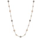 Chaps Bead Long Station Necklace, Women's, Gold