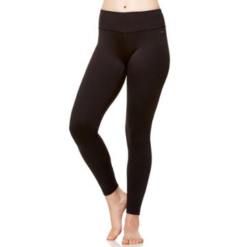 Women's Hottotties By Terramar Collins Leggings, Size: Large, Grey (charcoal)