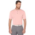 Men's Grand Slam Off Course Regular-fit Textured Pocket Golf Polo, Size: Small, Dark Pink
