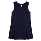 Girls 4-6x Chaps School Uniform French Terry Jumper, Girl's, Size: 5, Blue (navy)