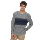 Men's Urban Pipeline Dye Effect Pull-over Sweater, Size: Xxl, Blue (navy)
