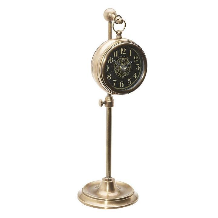 Pocket Watch Brass Table Decor, Adult Unisex, Size: 4x12, Yellow Oth