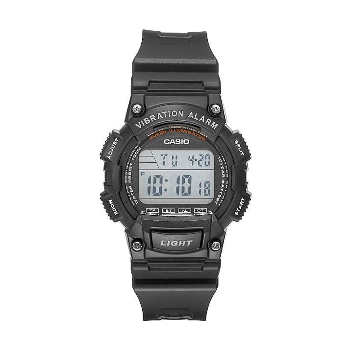 Casio Vibration Alarm Men's Digital Sport Watch, Black