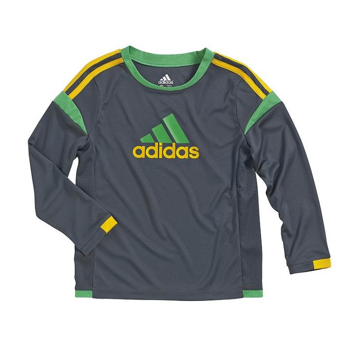 Boys 4-7x Adidas Climacool Tee, Boy's, Size: 4, Dark Grey