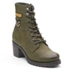 Madden Nyc Klarra Patch Women's Combat Boots, Size: Medium (8), Brt Green