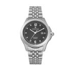 Croton Men's Diamond Stainless Steel Watch, Grey