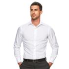 Men's Marc Anthony Slim-fit Non-iron Stretch Dress Shirt, Size: 17.5-34/35, White