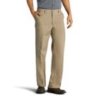 Men's Lee Total Freedom Straight-fit Comfort Stretch Pants, Size: 36x30, Brown Over