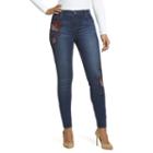 Women's Gloria Vanderbilt Jessa Curvy Skinny Jeans, Size: 14 Avg/reg, Med Blue