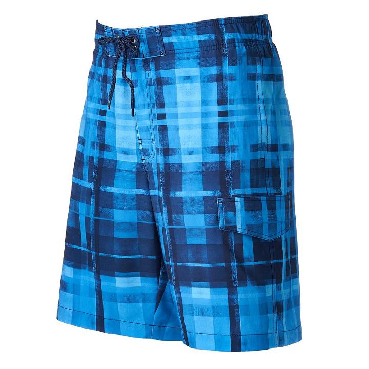 Big & Tall Sonoma Goods For Life&trade;stretch Swim Trunks, Men's, Size: 2xb, Med Blue