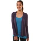 Women's Soybu Ivy Long Sleeve Cardigan, Size: Large, Drk Purple