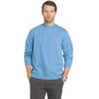 Men's Izod Advantage Sportflex Regular-fit Solid Performance Fleece Sweatshirt, Size: Medium, Brt Blue