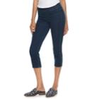 Women's Sonoma Goods For Life&reg; Pull-on Capri Jeans, Size: 12, Dark Blue