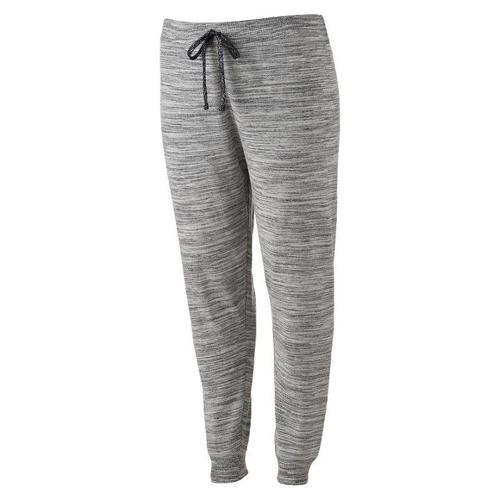 Juniors' Plus Size So&reg; Elastic Waist Jogger Pants, Teens, Size: 2xl, Black
