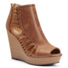 So&reg; Women's Strappy Wedge Sandals, Size: Medium (8), Med Beige