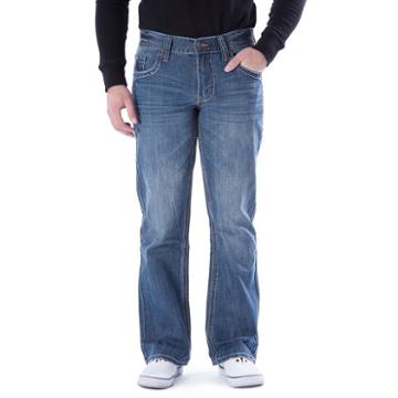 Men's Axe & Crown Vintage Bootcut Jeans, Size: 34x30, Black