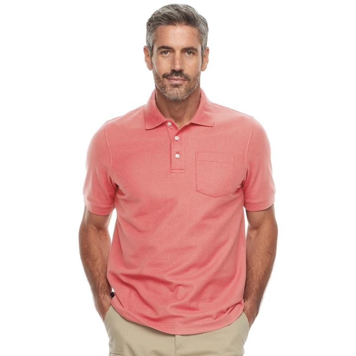Men's Croft & Barrow&reg; Polo, Size: Xl, Brt Pink