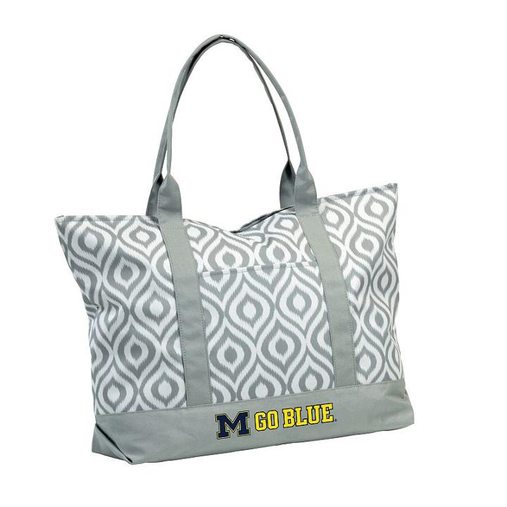 Logo Brand Michigan Wolverines Ikat Tote, Kids Unisex, Multicolor