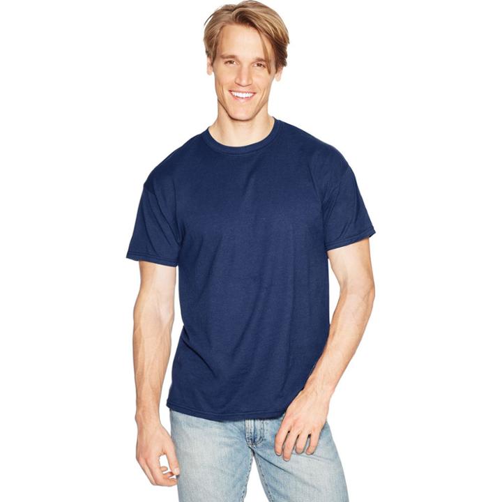 Men's Hanes X-temp Tee, Size: Medium, Blue (navy)