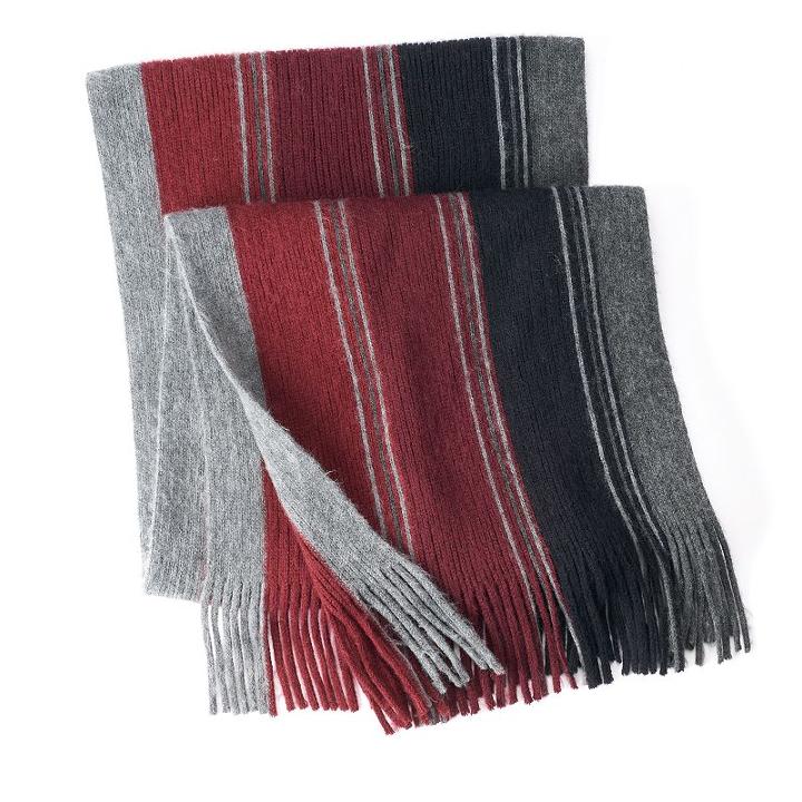 Men's Apt. 9&reg; Colorblock Raschel Scarf, Purple