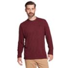 Men's Arrow Classic-fit Striped Mock-layer Tee, Size: Large, Med Red