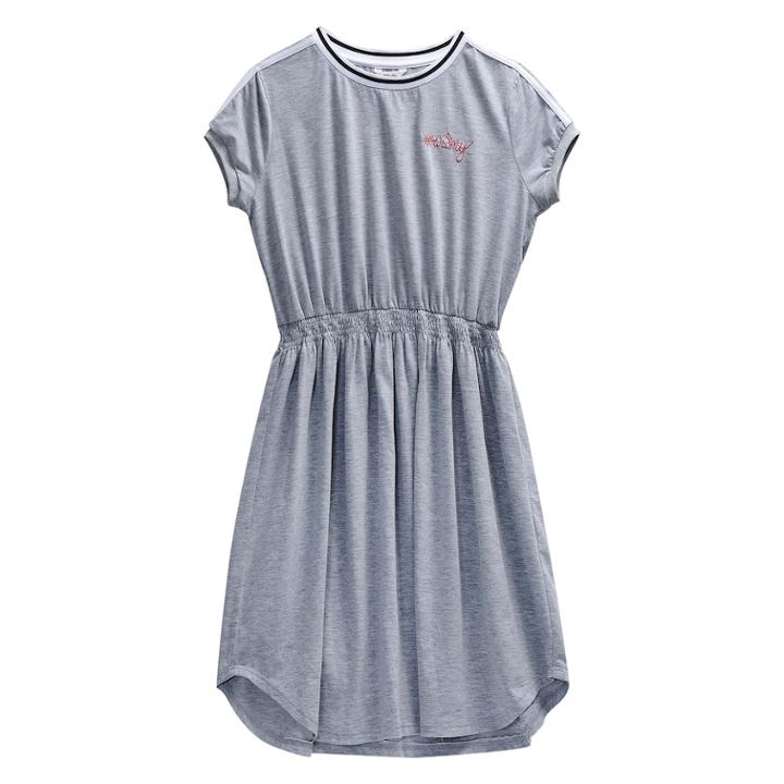 Girls 7-16 Maddie #wwmy Varsity Dress, Size: Large, Grey