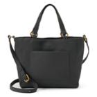 Sonoma Goods For Life&trade; Sienna Double-entry Satchel, Women's, Black