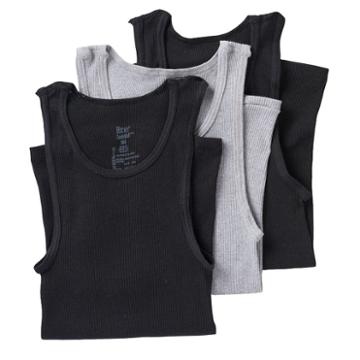 Boys Hanes Ultimate 3-pack Tanks, Boy's, Size: Medium, Black