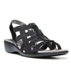 Lifestride Theory Women's Comfort Sandals, Size: 6.5 Wide, Black