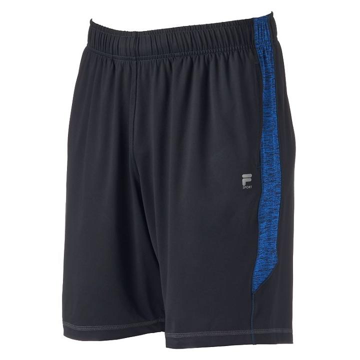 Big & Tall Fila Sport&reg; Space-dyed Training Shorts, Men's, Size: L Tall, Oxford