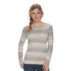 Women's Sonoma Goods For Life&trade; Cable-knit Crewneck Sweater, Size: Small, Blue
