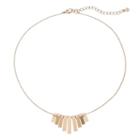 Lc Lauren Conrad Graduated Bar Necklace, Women's, Gold