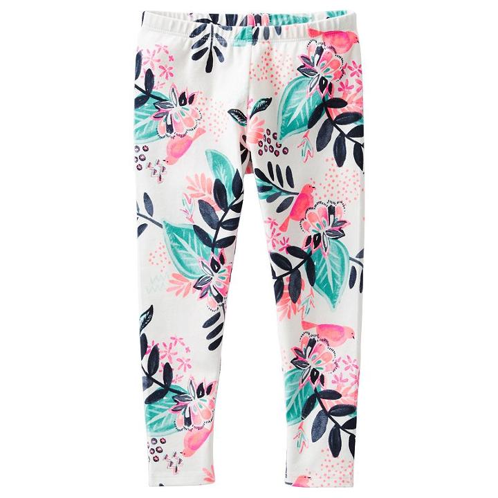 Girls 4-8 Oshkosh B'gosh&reg; Solid Full-length Leggings, Girl's, Size: 5, White