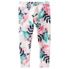 Girls 4-8 Oshkosh B'gosh&reg; Solid Full-length Leggings, Girl's, Size: 5, White