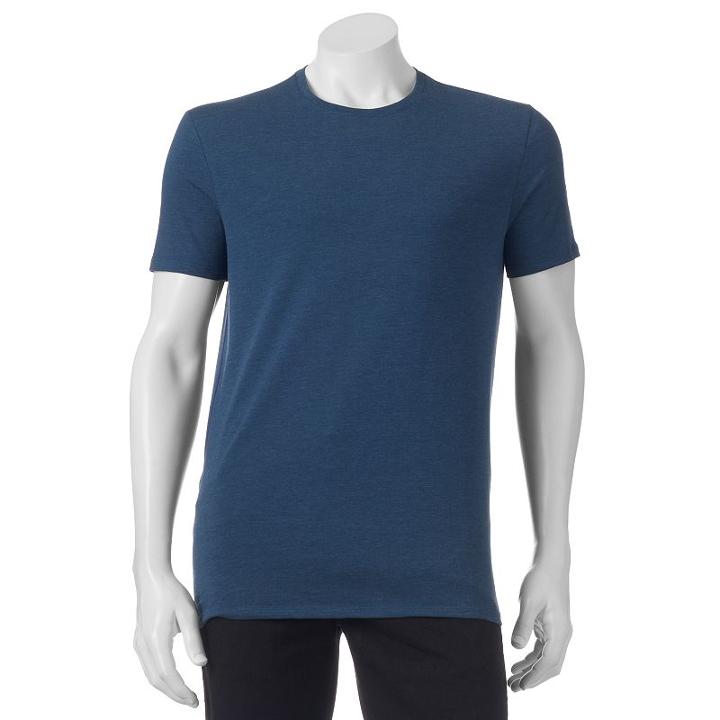 Men's Apt. 9 Solid Tee, Size: Xxl, Dark Blue