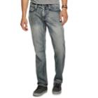 Men's Urban Pipeline&reg; Relaxed Straight-leg Medium Wash Jeans, Size: 33x32, Blue (navy)