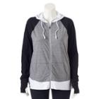 Juniors' Plus Size So&reg; Colorblock Hoodie, Girl's, Size: 2xl, Natural