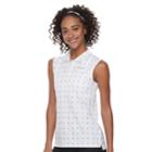 Women's Nike Dry Sleeveless Golf Polo, Size: Medium, White