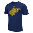 Men's Campus Heritage West Virginia Mountaineers State Tee, Size: Medium, Dark Blue