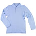 Boys 8-20 Chaps Solid Pique School Uniform Polo, Size: 14-16, Blue Other