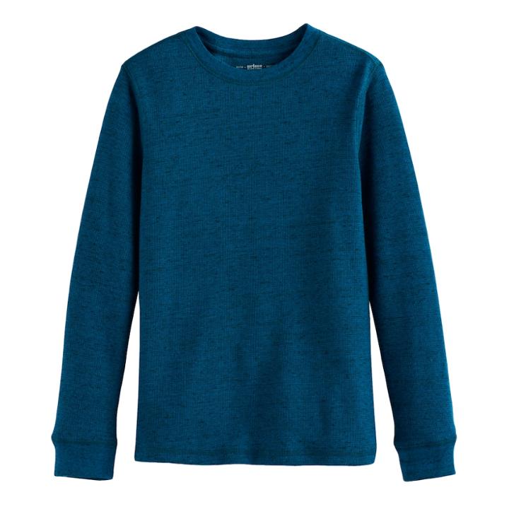 Boys 8-20 Urban Pipeline Thermal Tee, Size: Xl, Turquoise/blue (turq/aqua)