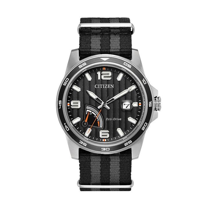 Citizen Eco-drive Men's Prt Striped Watch - Aw7030-06e, Size: Large, Black