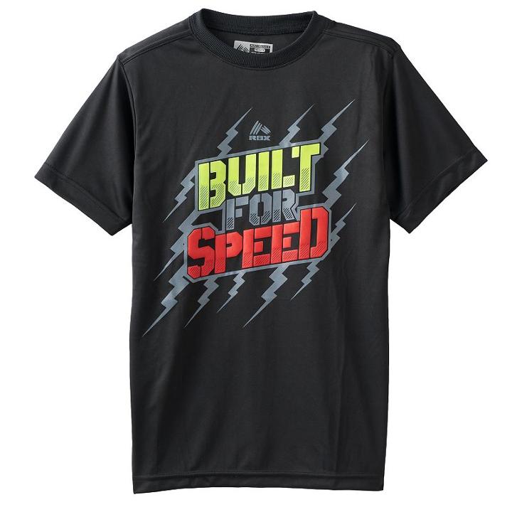 Rbx, Boys 8-20 Built For Speed Tee, Boy's, Size: L(14/16), Oxford
