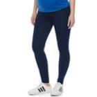 Maternity A:glow Belly Panel Workout Leggings, Women's, Size: Xl-mat, Dark Blue