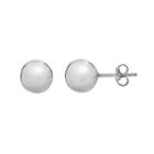 Primrose Sterling Silver Ball Stud Earrings, Women's, Grey