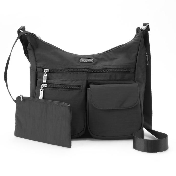 Women's Baggallini Everyday Bag With Rfid Blocking Pouch, Grey (charcoal)