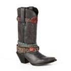 Durango Crush Accessorized Women's Cowboy Boots, Size: Medium (6), Blue
