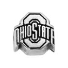 Dayna U Sterling Silver Ohio State Buckeyes Spartans Bead, Women's, Grey