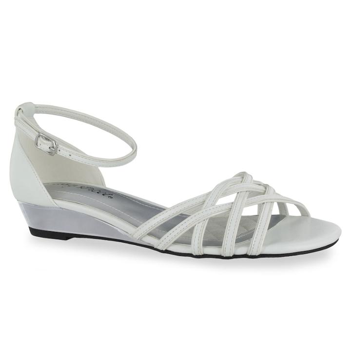 Easy Street Tarrah Women's Dress Sandals, Size: Medium (9.5), White