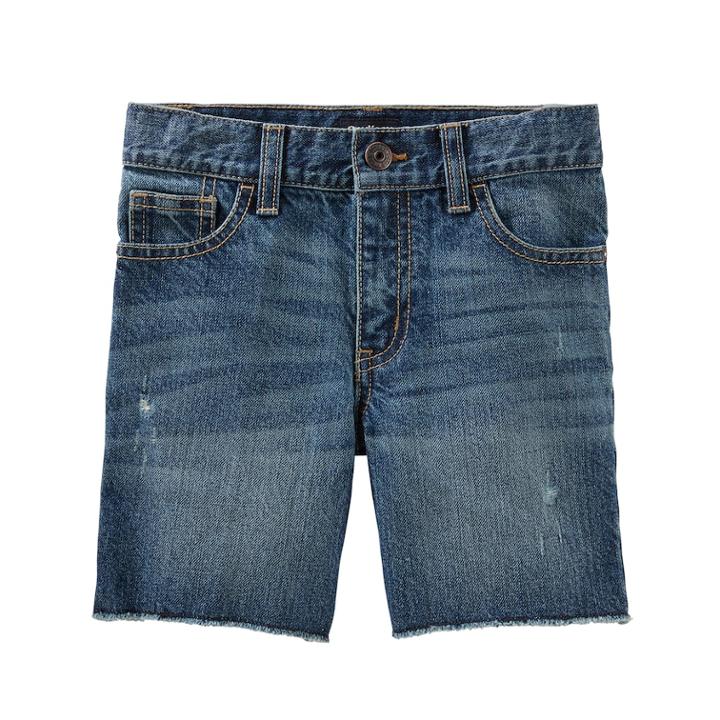 Boys 4-12 Oshkosh B'gosh&reg; Cut Off Denim Shorts, Size: 4, Blue